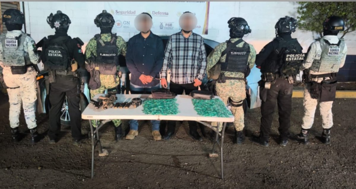 detienen a dos hombres armados en culiacan sinaloa