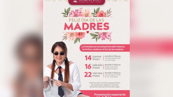 Ayuntamiento invita a participar en festejos del Día de las Madres en colonias de Mazatlán