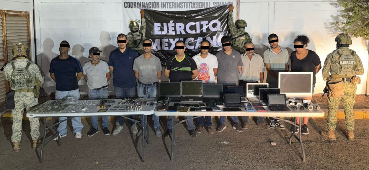 Detenidos en Infonavit Humaya en Culiacán