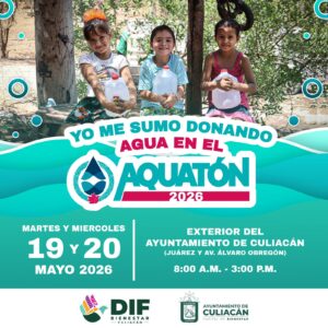 DIF Culiacán llama a donar agua para consumo humano