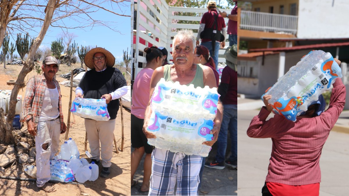 DIF Mazatlán entrega agua potable recaudada durante el Aquatón 2026