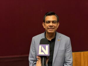 Presidente de la Cámara de Comercio Nacional de Comercio (Canaco) Los Mochis,  Simón Enrique Dorado Huitrón