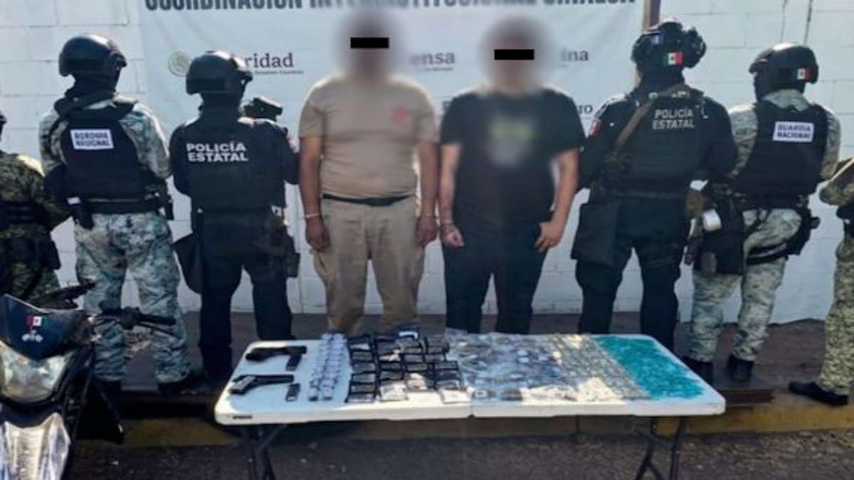 dos hombres fueron detenidos en la obrero campesino de culiacan