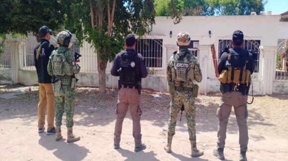 Aseguran droga, cargadores y cartuchos durante cateo en Angostura