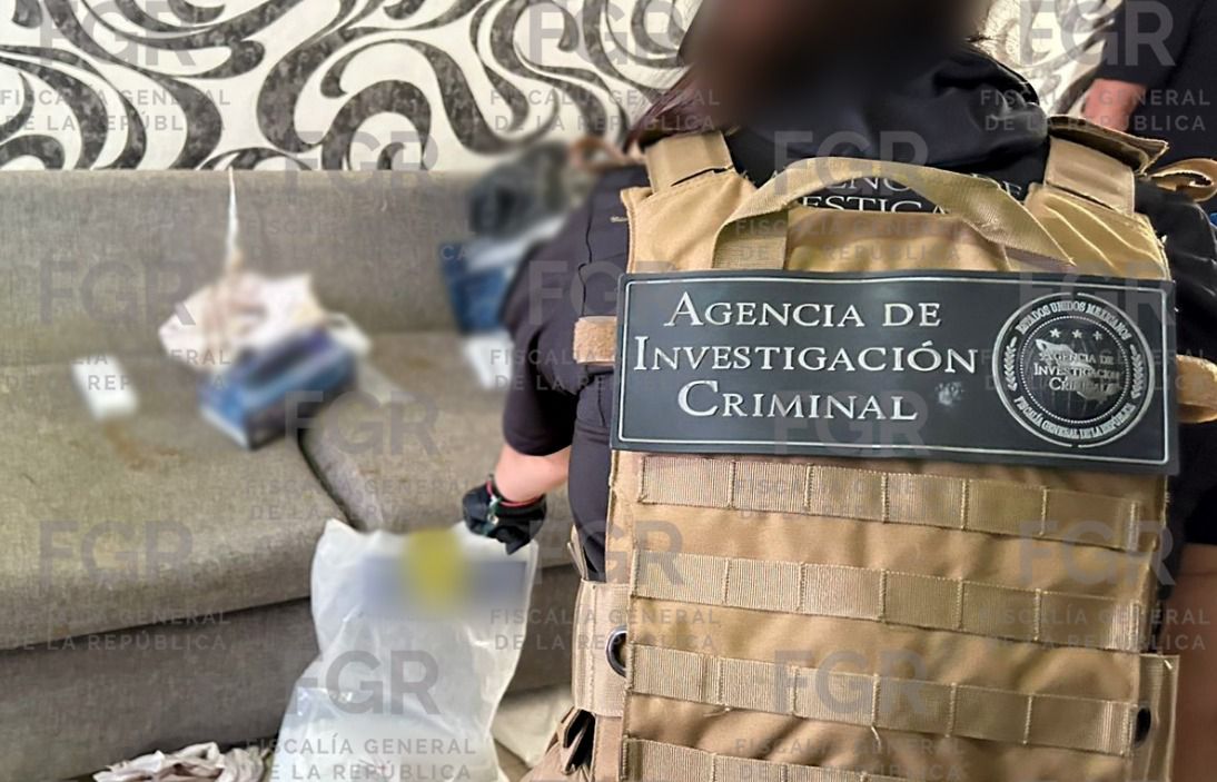 Droga asegurada en domicilio en La Conquista, Culiacán