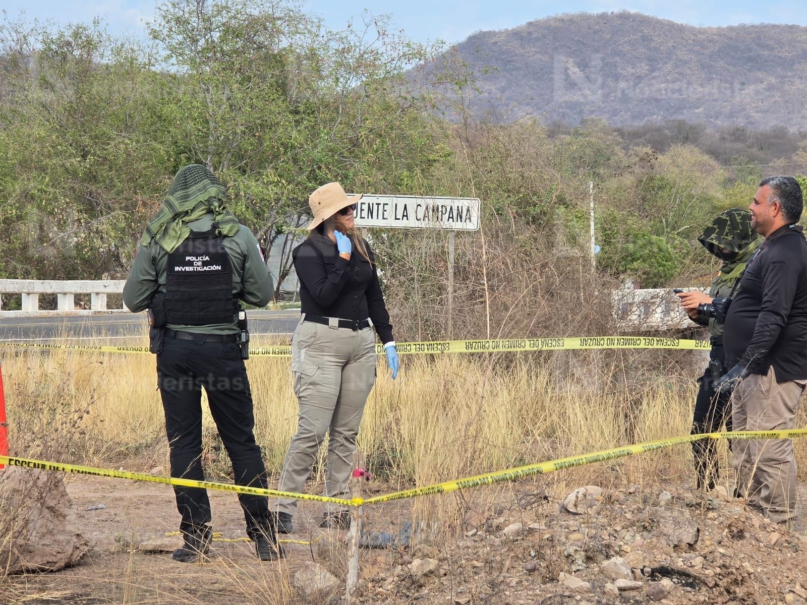 Localizan asesinado a un hombre en La Campana al norte de Culiacán