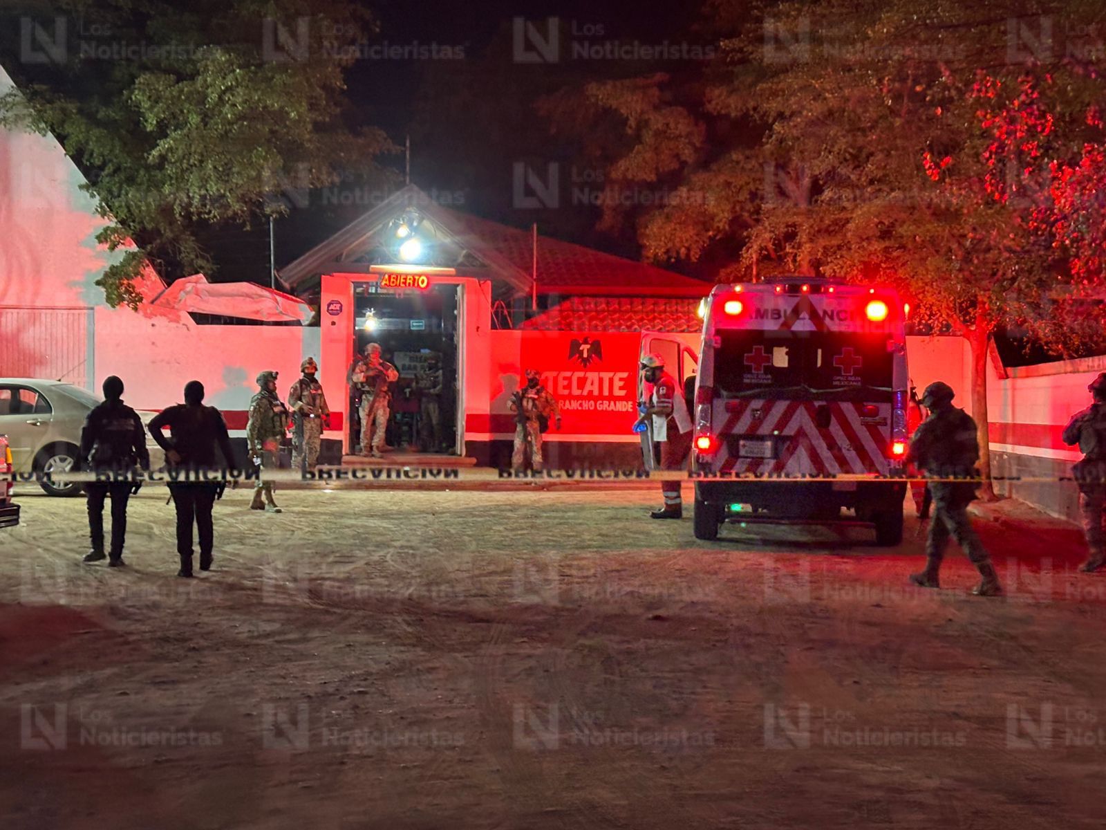 Hombre ejecutado en un bar del sector Mercado de Abastos, Culiacán, Sin.