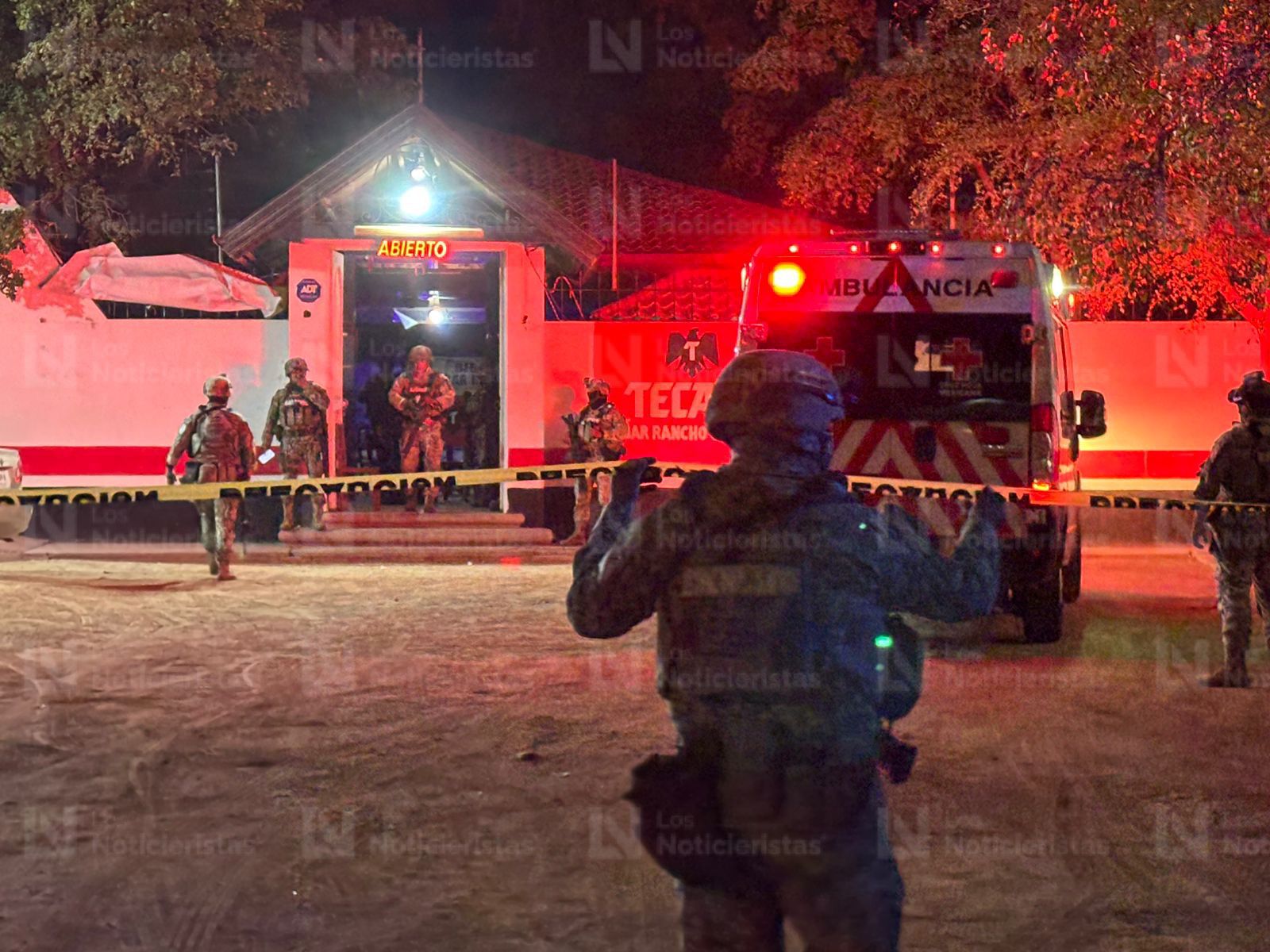 Hombre ejecutado en un bar del sector Mercado de Abastos, Culiacán, Sin.