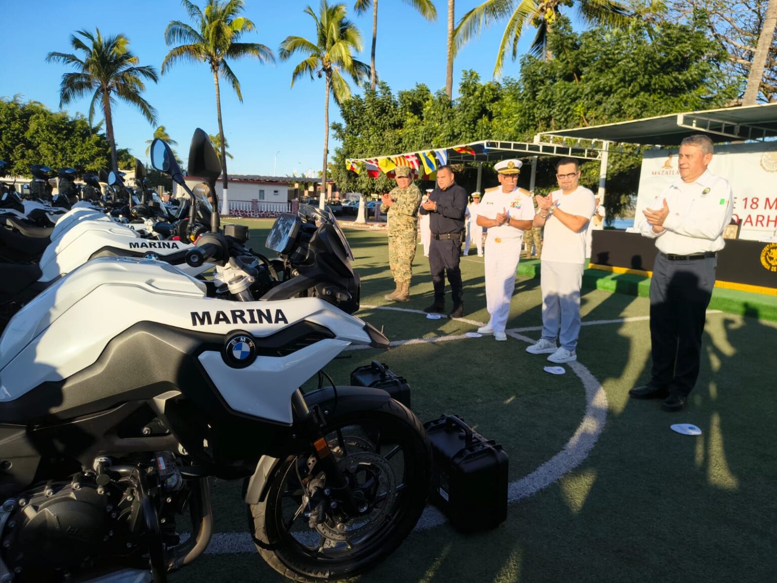 Motocicletas para el personal de la Marina
