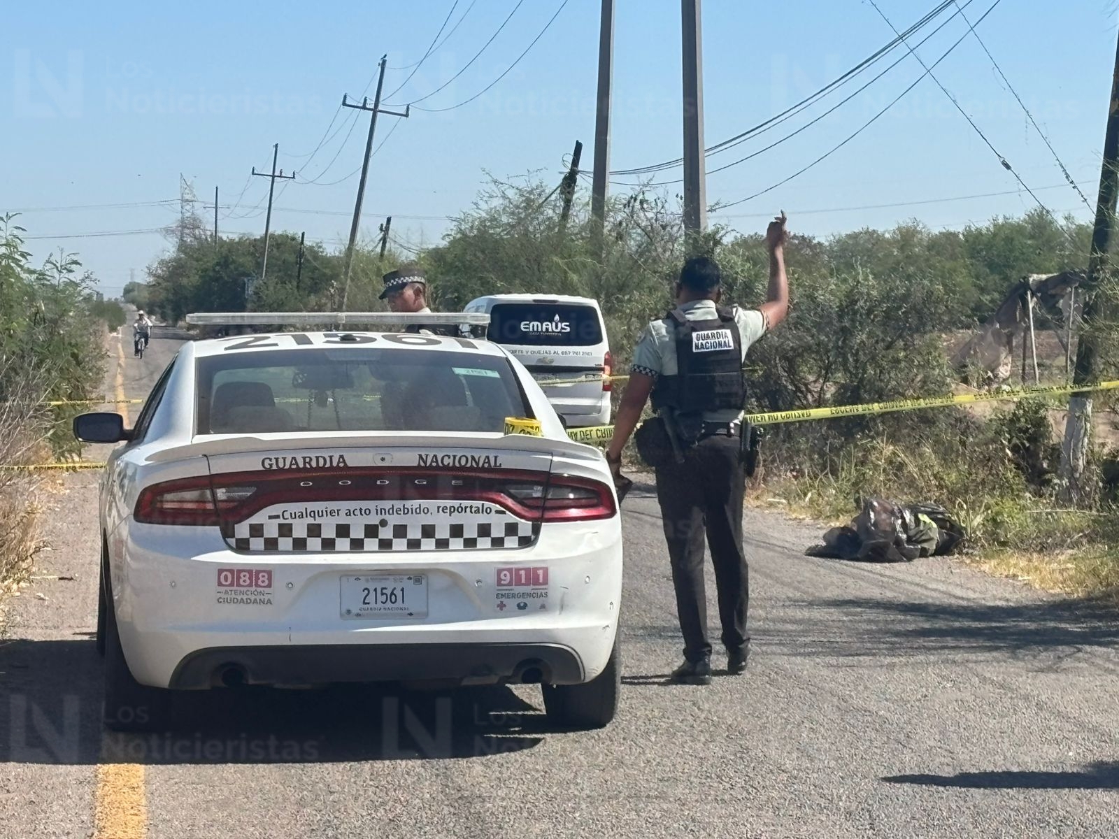 Embolsado en la carretera Culiacán-Eldorado