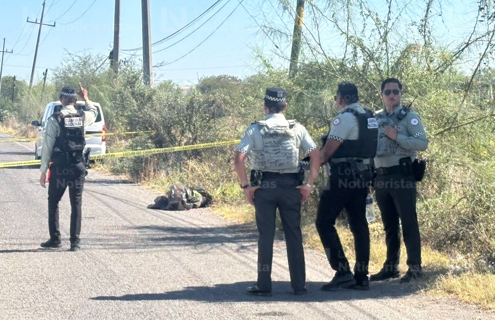Embolsado en la carretera Culiacán-Eldorado