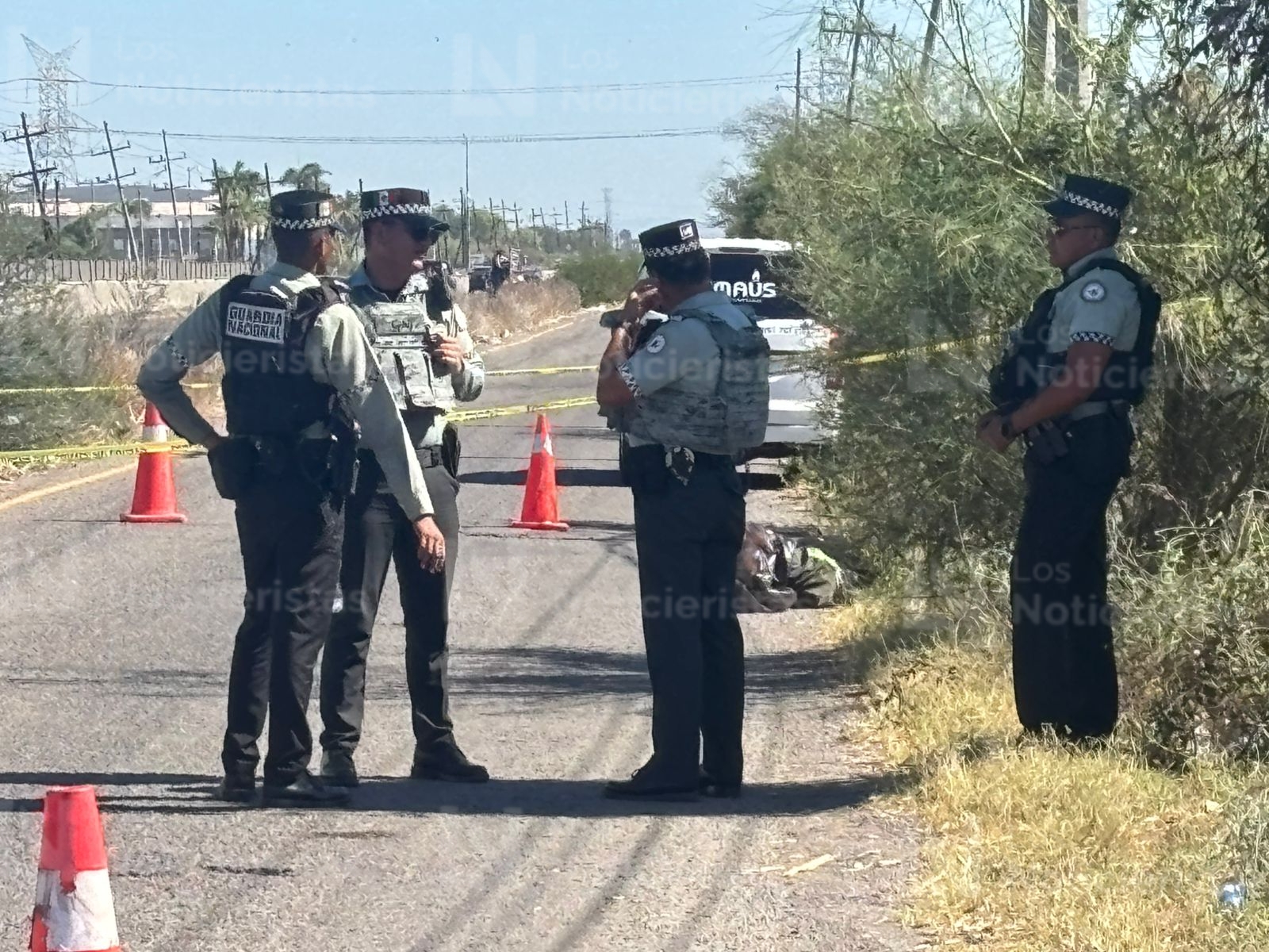 Embolsado en la carretera Culiacán-Eldorado
