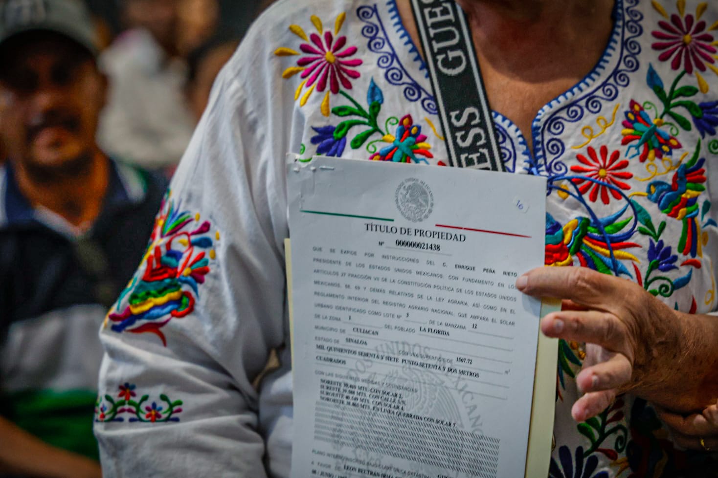 Entrega de títulos de propiedad en Culiacán