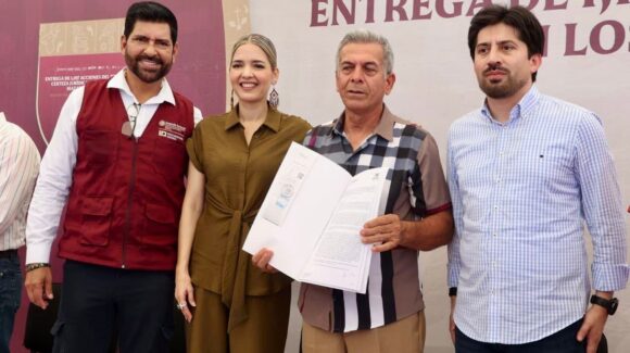 Entregan escrituras a mil 197 familias de Mazatlán y Concordia a través del programa “Tu Escritura, Tu Hogar”