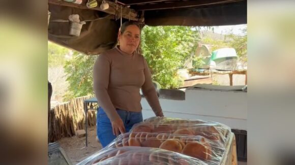 ¡No la dejan vender pan de mujer en Mocorito! Erika Arce Elenes, de Badiraguato, rompe en llanto en video