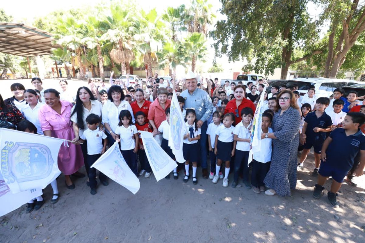 Escuela Primaria 6 de Enero tendrá nueva cancha cívica en Guasave