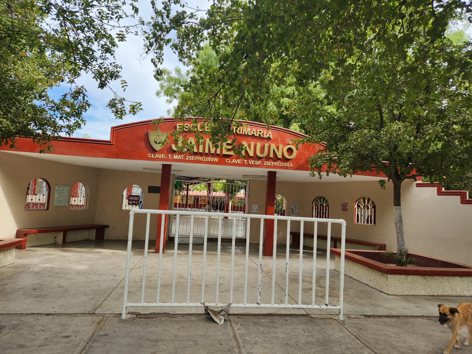 Escuela de Guasave vacía