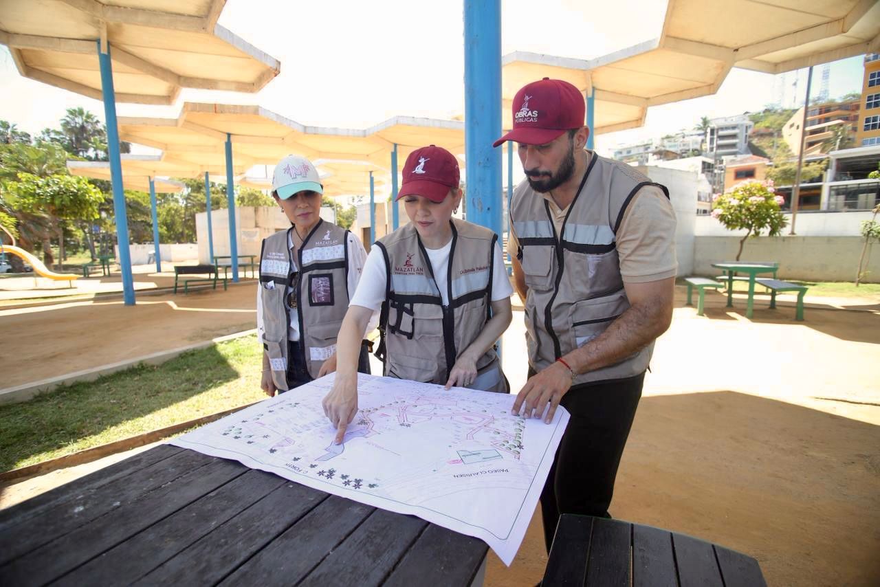 Parque Ciudades Hermanas de Mazatlán tendrá nueva cara; inician los trabajos de rehabilitación con inversión de 2 mdp