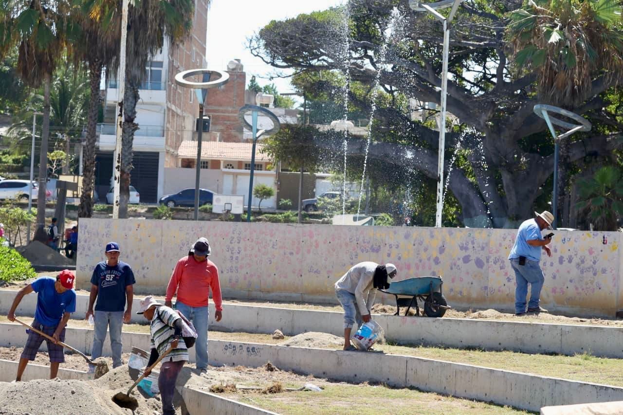 Obras en el Parque Ciudades Hermanas