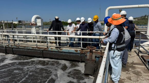 Estudiantes de Facimar-UAS exploran el tratamiento de aguas residuales en Planta Urías II de Mazatlán, Sinaloa