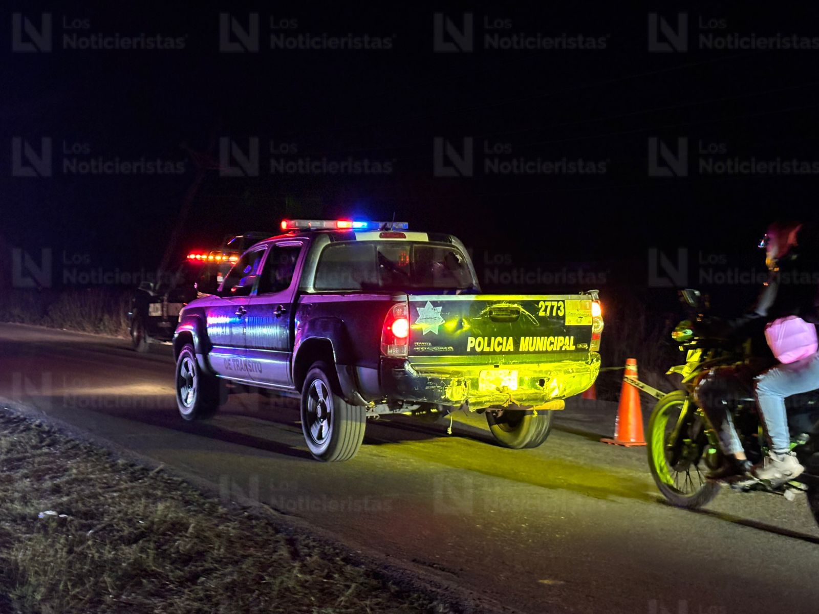 Fallece motociclista en accidente en La Palma, Navolato