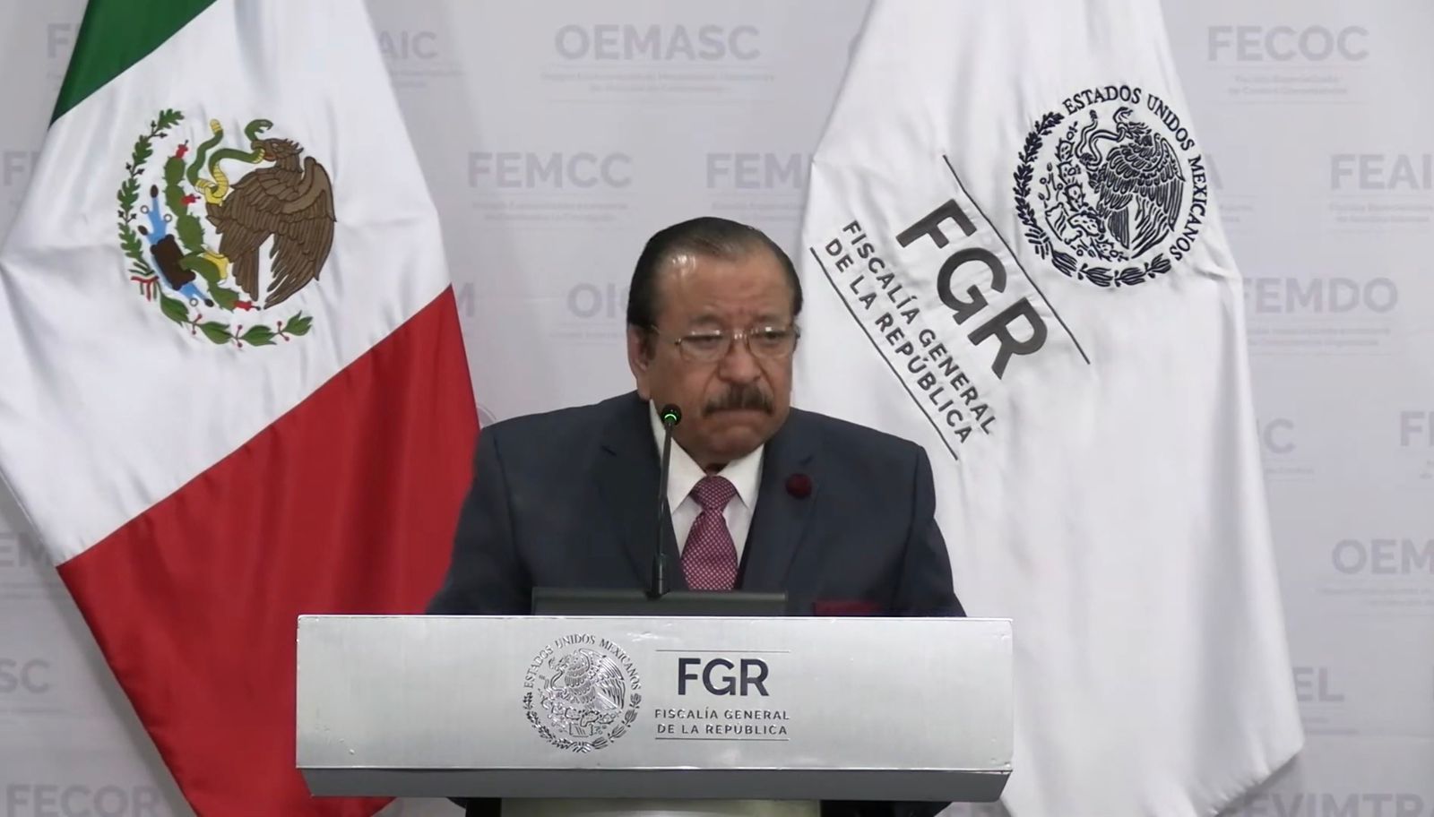 FGR: sin evidencia para detención provisional de 10 implicados; solicitará más pruebas a EU