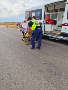 Mujer resulta lesionada tras aventarse de camioneta por fuga de gas en El Carrizo