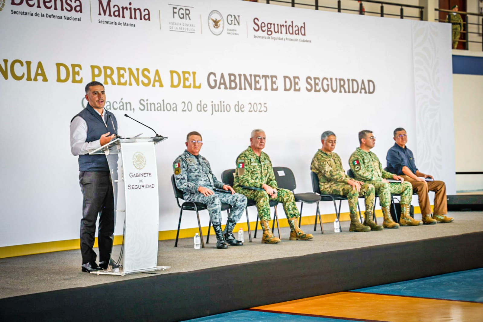 Desde Culiacán, Sinaloa, Harfuch y el Gabinete de Seguridad Federal ofrecerán conferencia de prensa