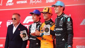 george russell triunfa en la carrera sprint de la f1 premio