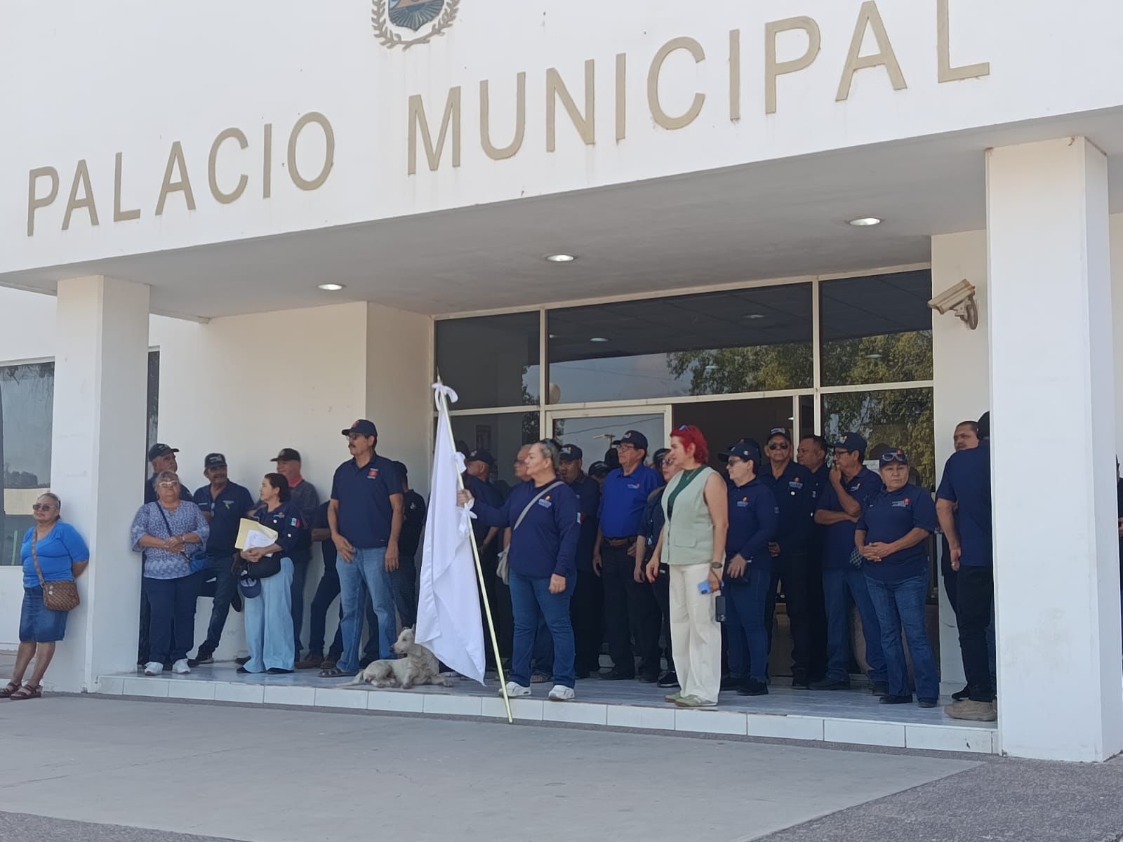 Guerreros Azules toman el Ayuntamiento de Angostura, Sinaloa
