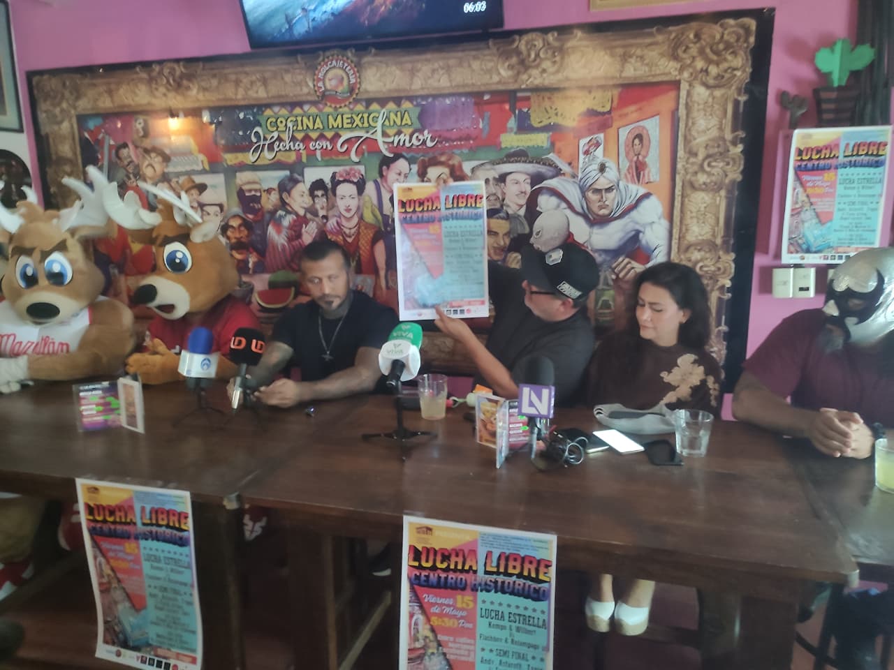 Habrá lucha libre en el Centro Histórico de Mazatlán