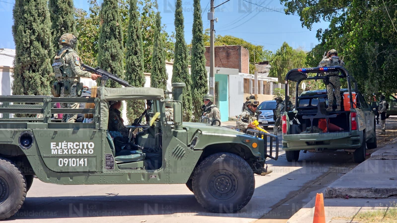 Ataque a balazos en La Aurora en Culiacán