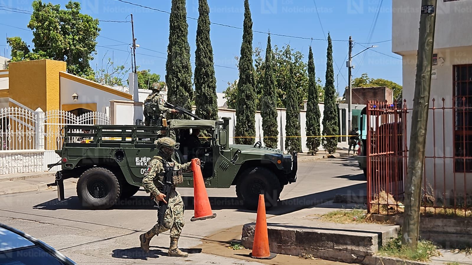 Ataque a balazos en La Aurora en Culiacán