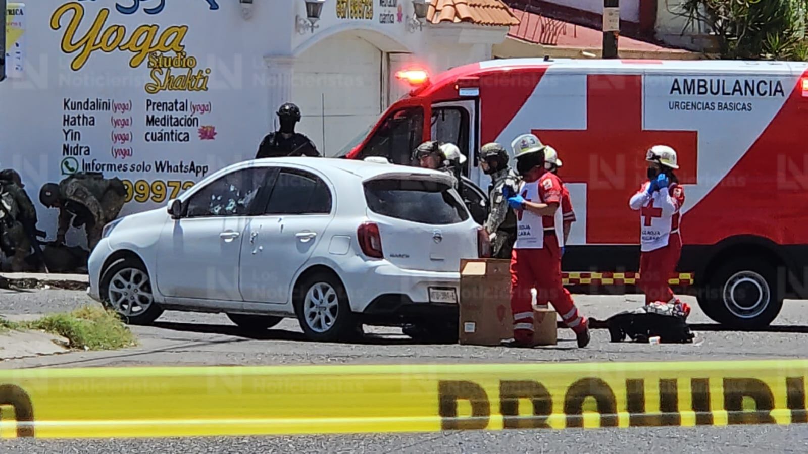 Ataque a balazos contra ocupante de un March en Las Cañadas de Culiacán