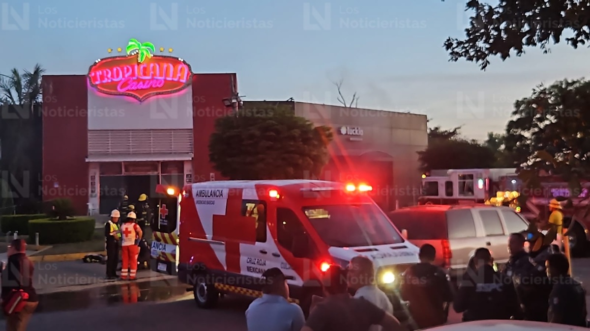 Incendian Casino Tropicana en Culiacán, Sin.