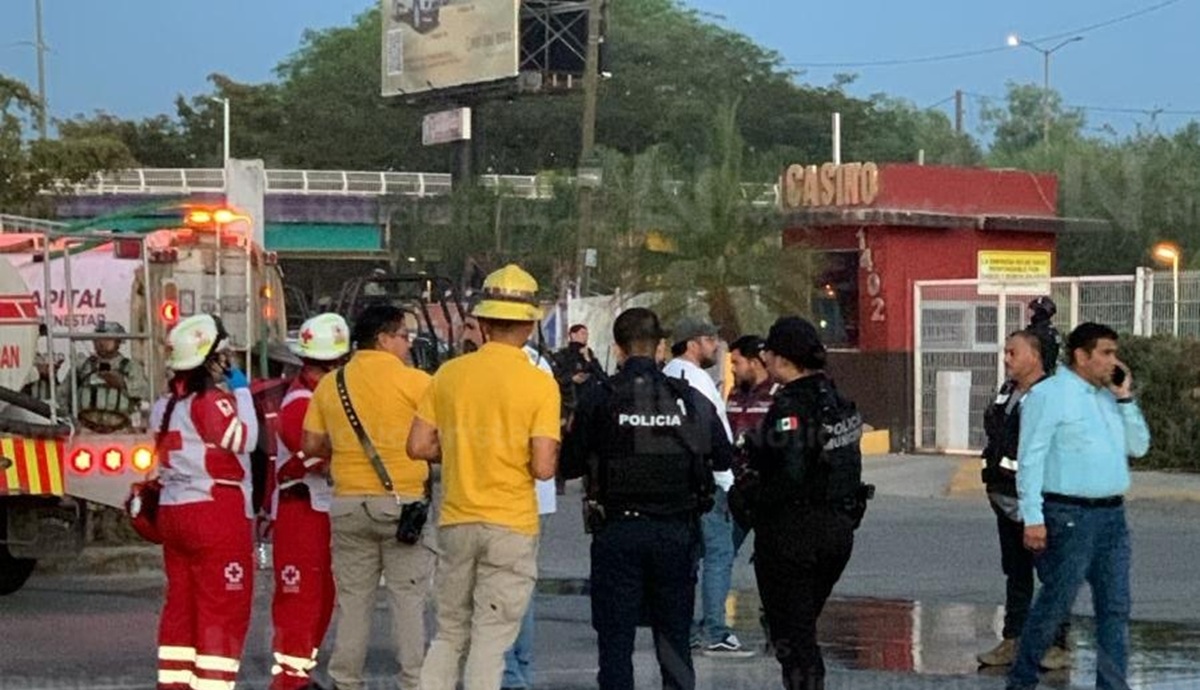 Incendian Casino Tropicana en Culiacán, Sin.