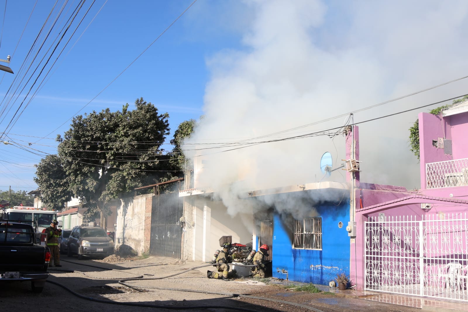 Incendio de vivienda en Mazatlán