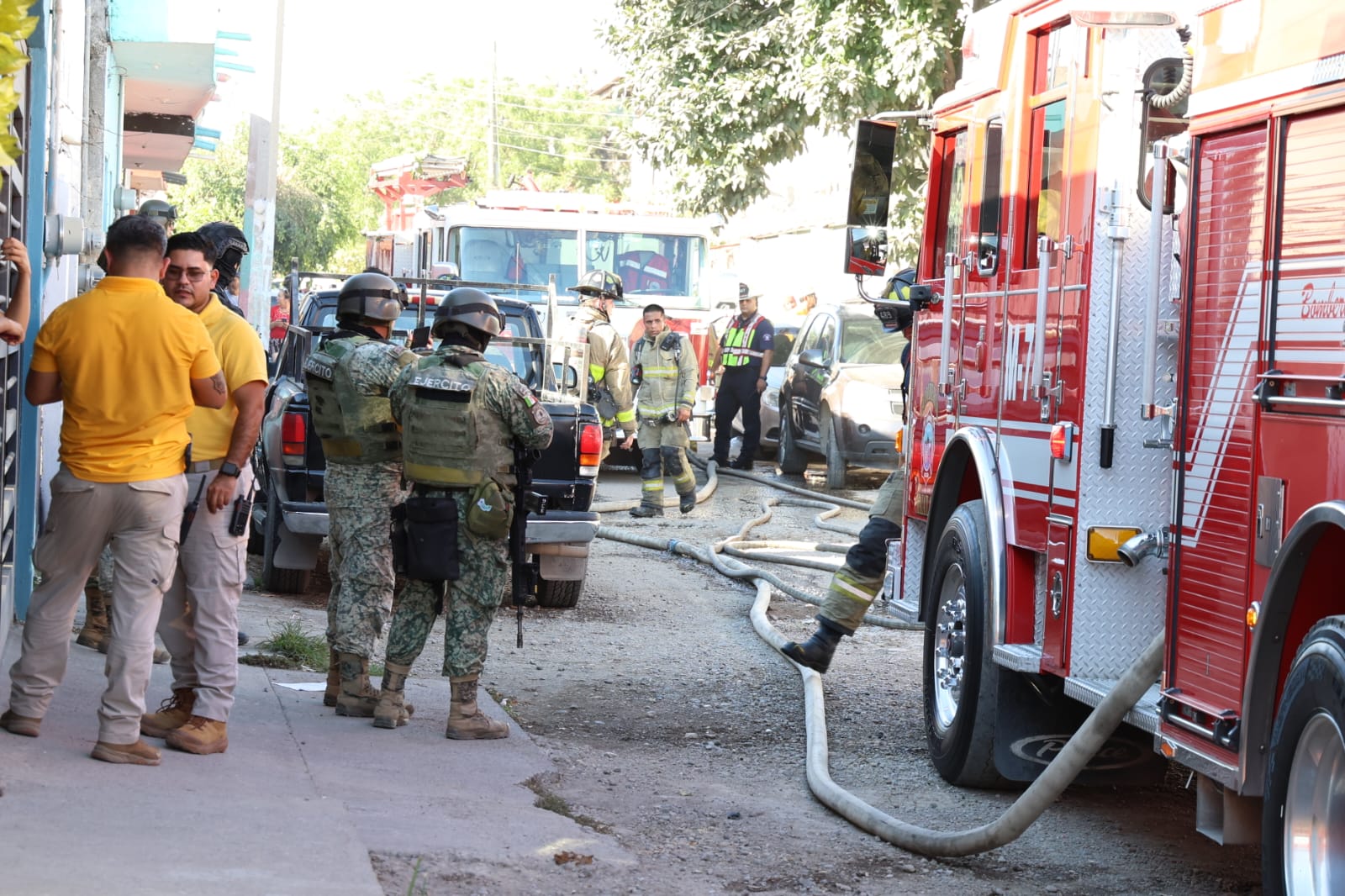 Incendio de vivienda en Mazatlán