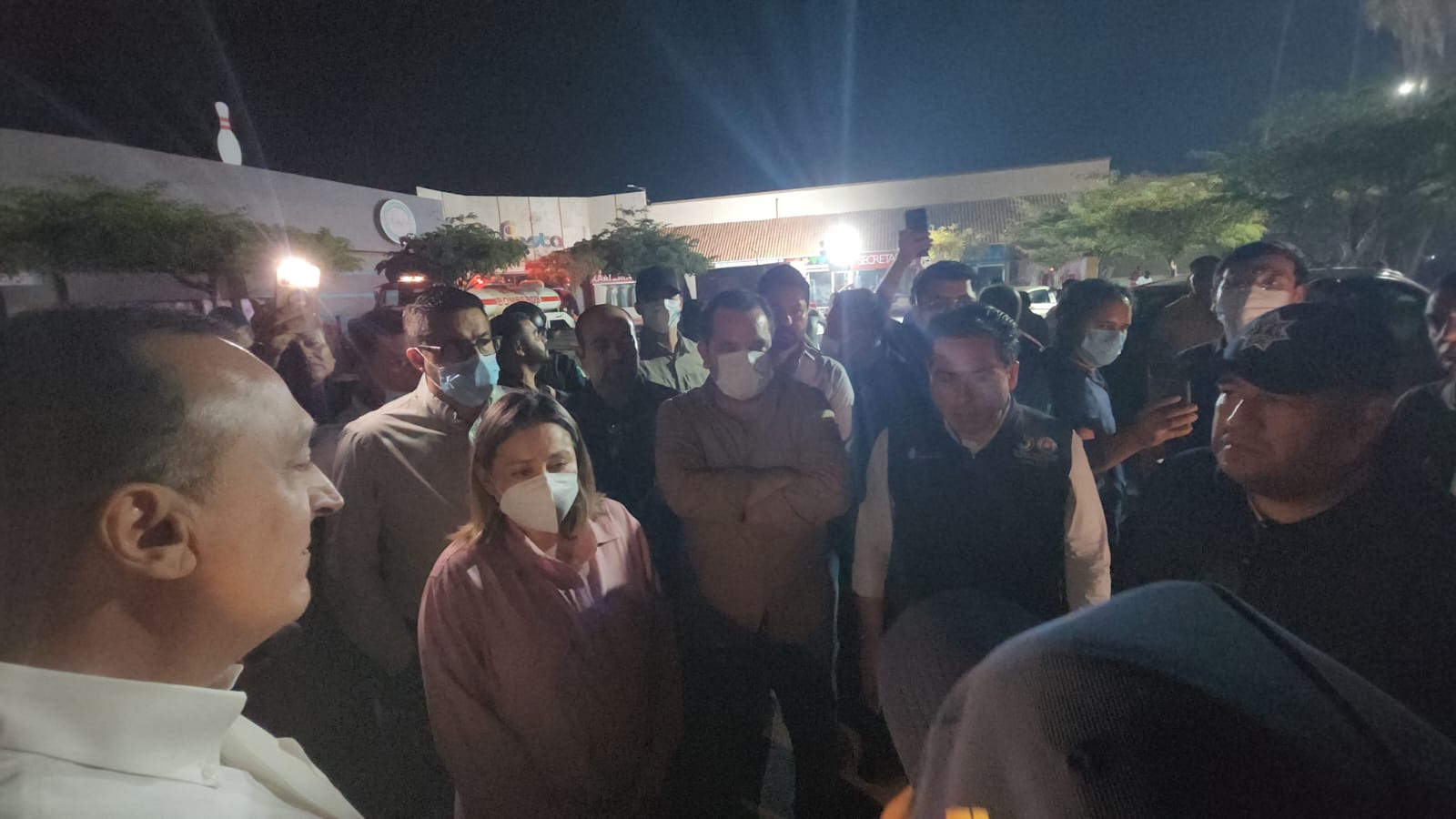 Incendio en plaza de Los Mochis, Sinaloa