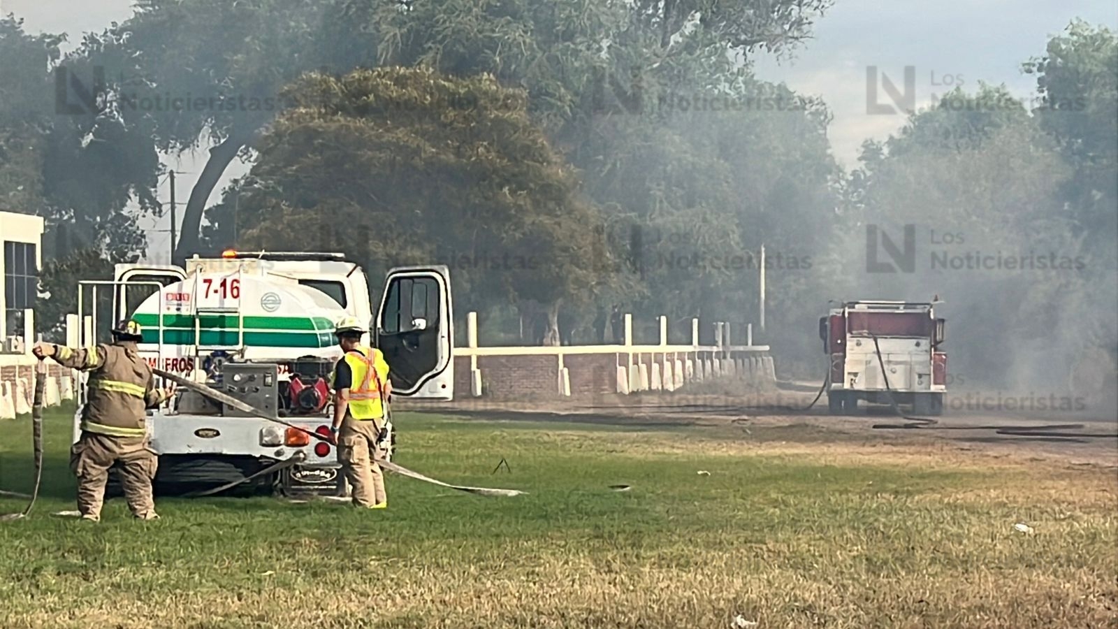 Incendio en rancho a la orilla del río Sinaloa, Guasave