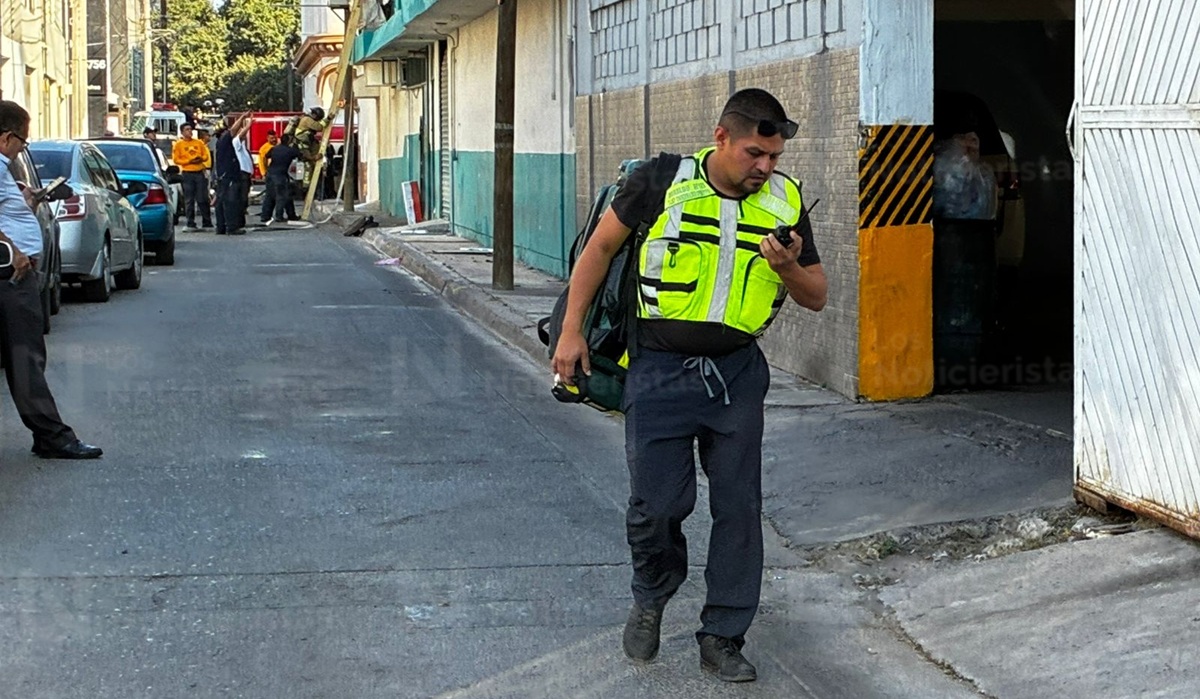 Incendio en restaurante V de Vaca en Los Mochis