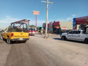 Incendio en tienda de conveniencia en Guasave