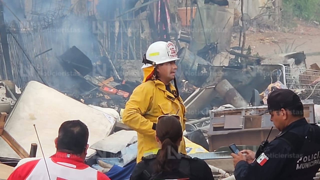 Incendio en vivienda de la Col. Grecia, Culiacán