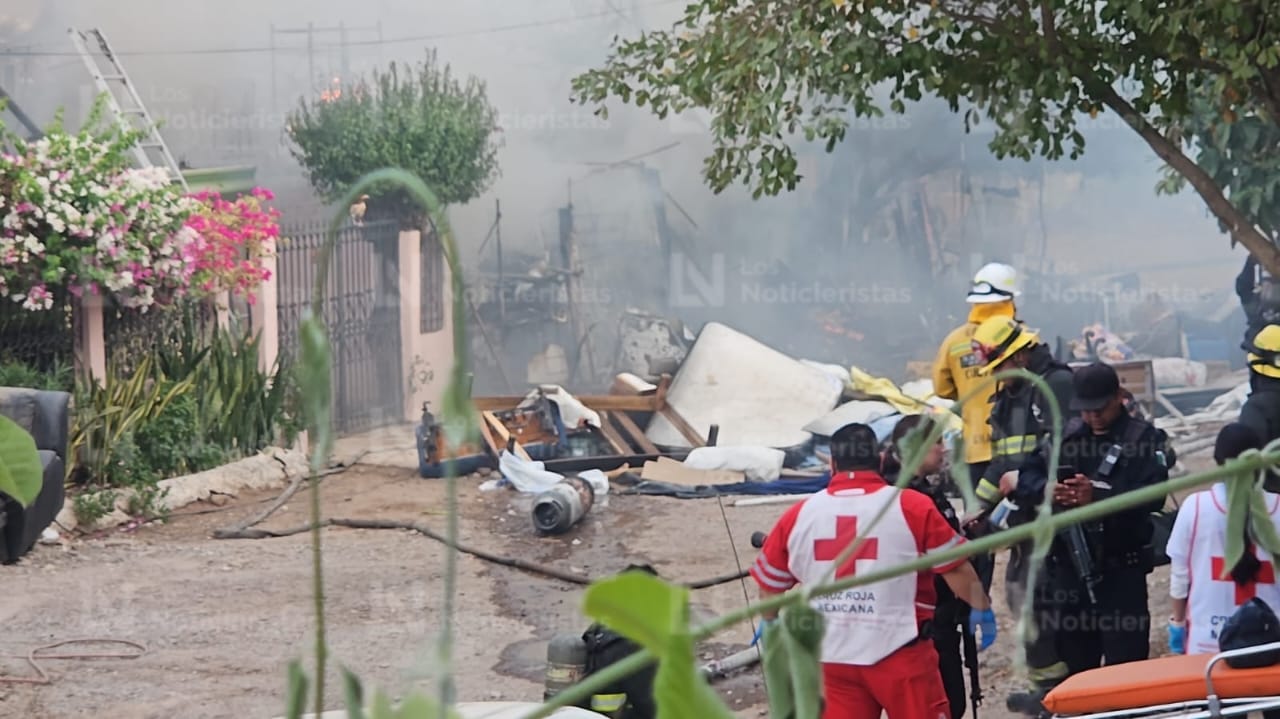 Incendio en vivienda de la Col. Grecia, Culiacán