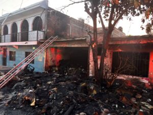 Incendio en vivienda de Mazatlán