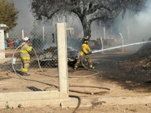 Incendio en vivienda de San Sebastián, Guasave