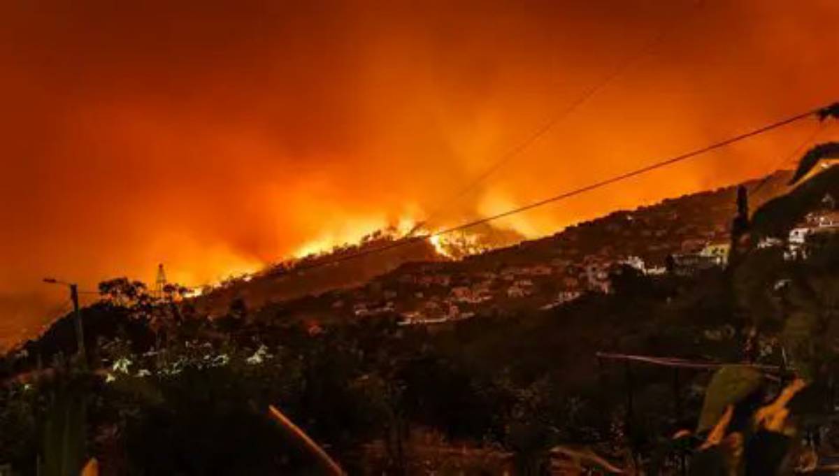 incendio forestal denominado Sandy