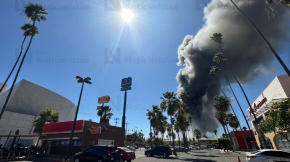 Pide Secretaría de Economía a locatarios de Plaza Fiesta Las Palmas hacer sus denuncias formales tras incendio