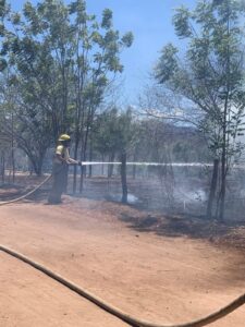 Incendio en San Ignacio