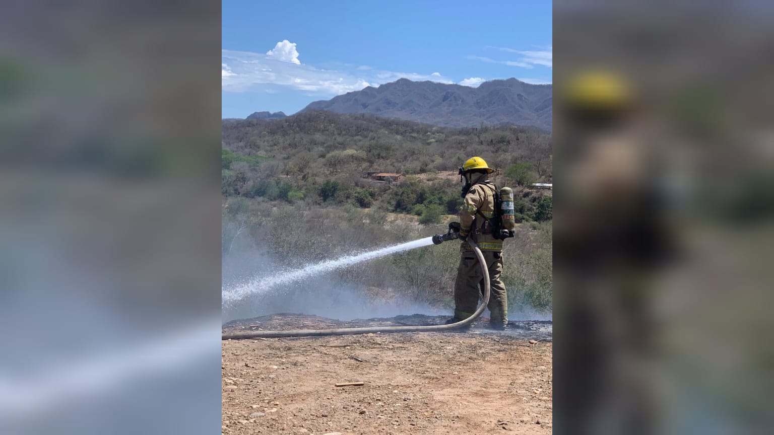 Incendio en San Ignacio